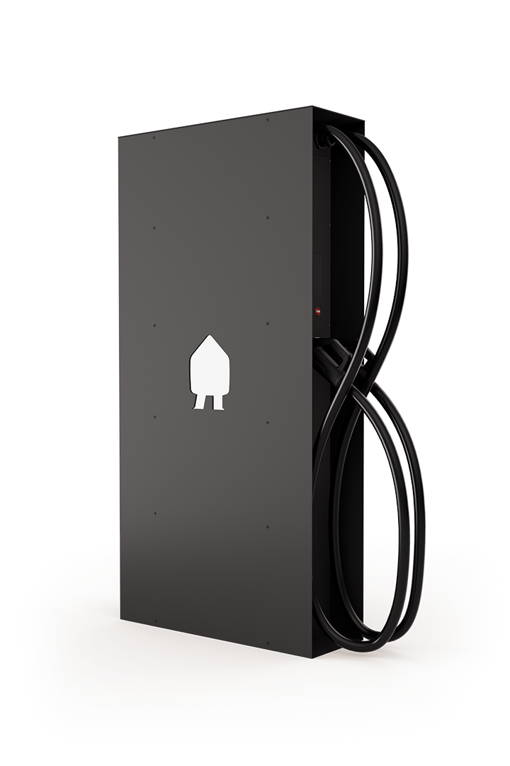 Smappee EV Ultra Single Black 240kW – Ultra Snellader Vaste Kabel 3.25m